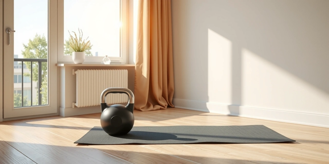 A minimalist training space reflecting the Mindful Strength philosophy