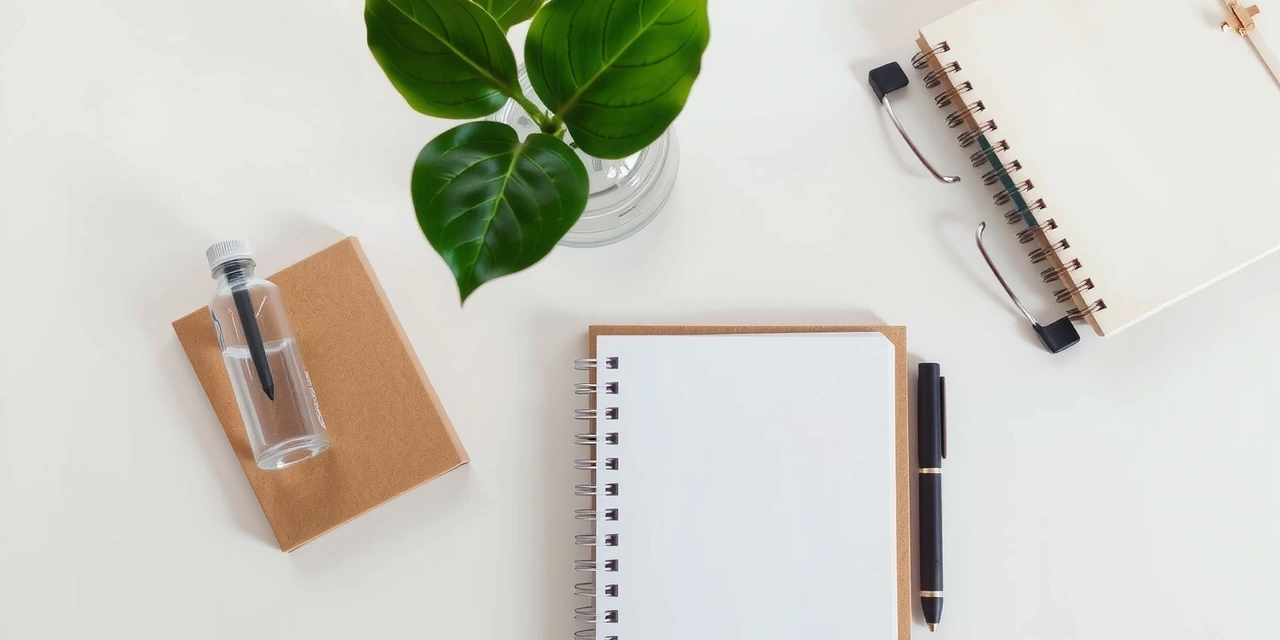 Minimalist organized space symbolizing data clarity