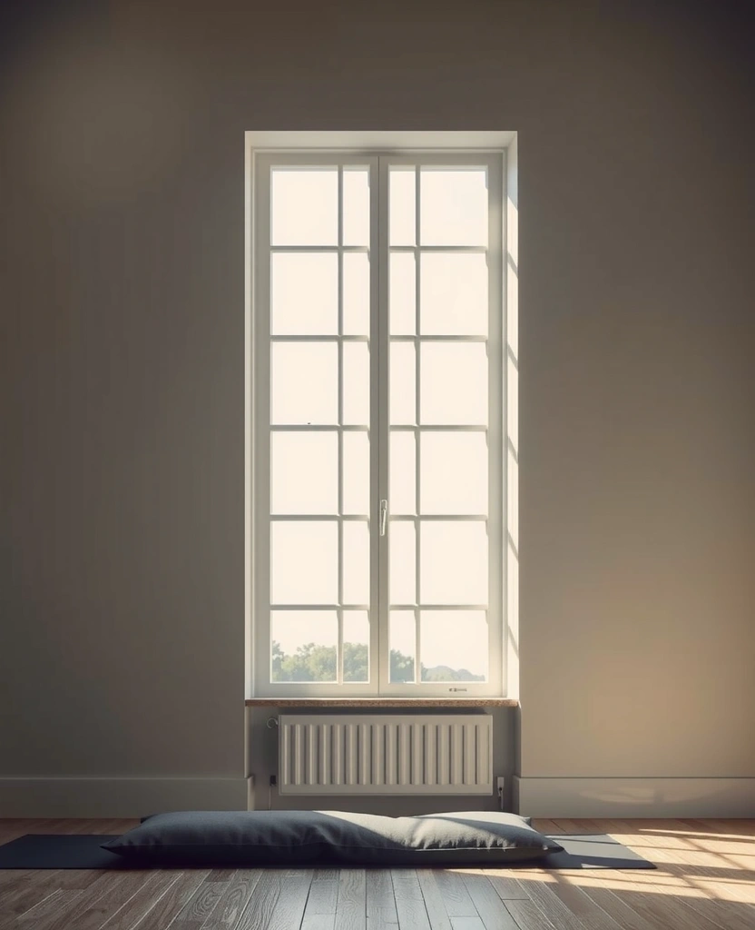 Morning light in studio